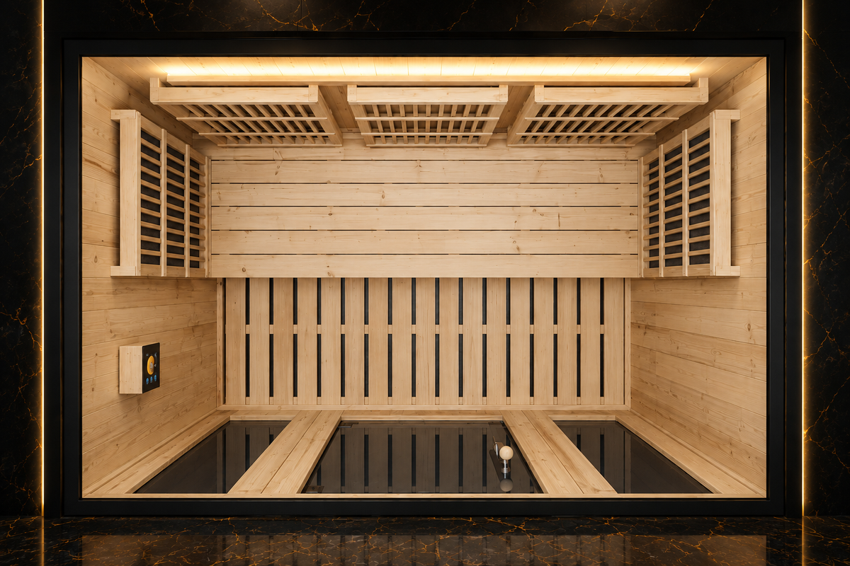 Almost Heaven Hinton 2–3 Person Full Spectrum Infrared Sauna