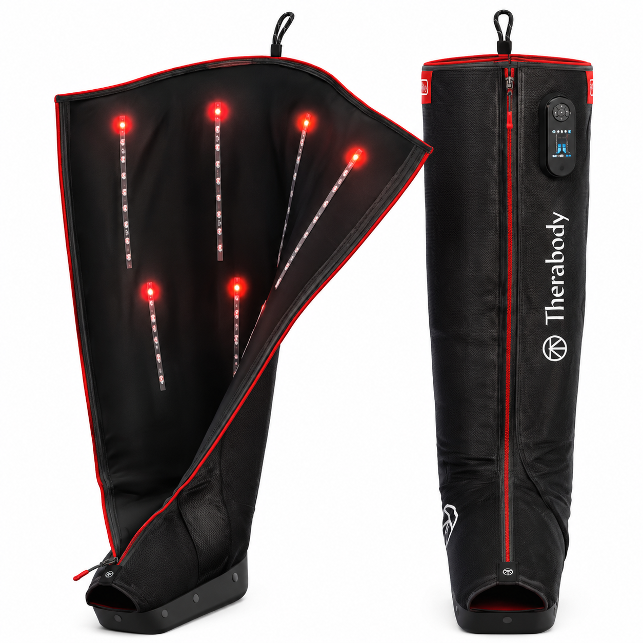 Wireless Massage Compression Boots with Vibration and LED Light