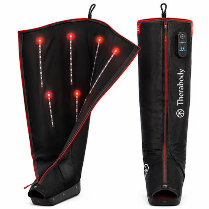 Wireless Massage Compression Boots with Vibration and LED Light