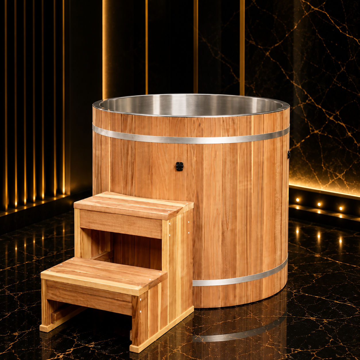 Dynamic Cold Therapy Barrel 304 Stainless Steel Cold Plunge