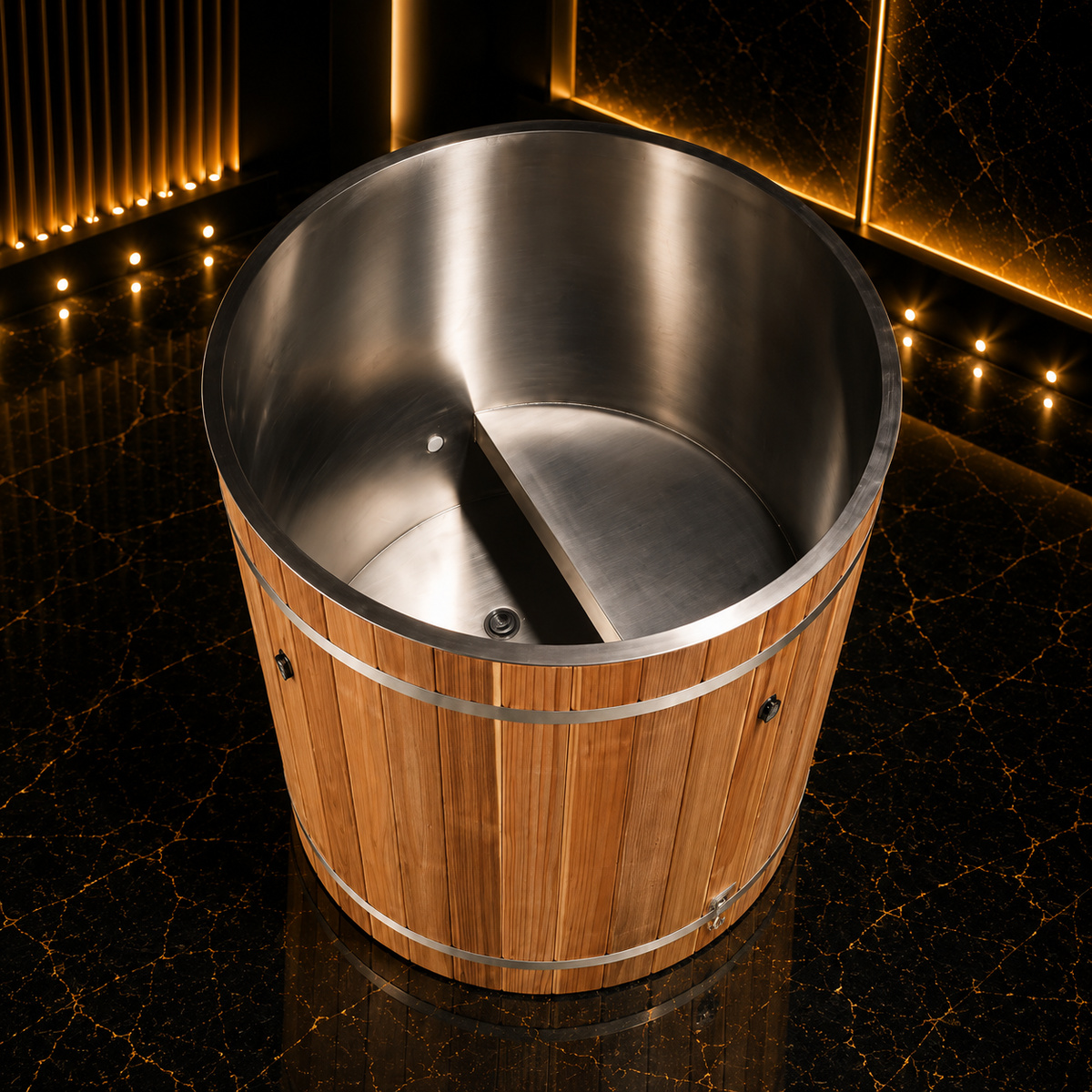 Dynamic Cold Therapy Barrel 304 Stainless Steel Cold Plunge